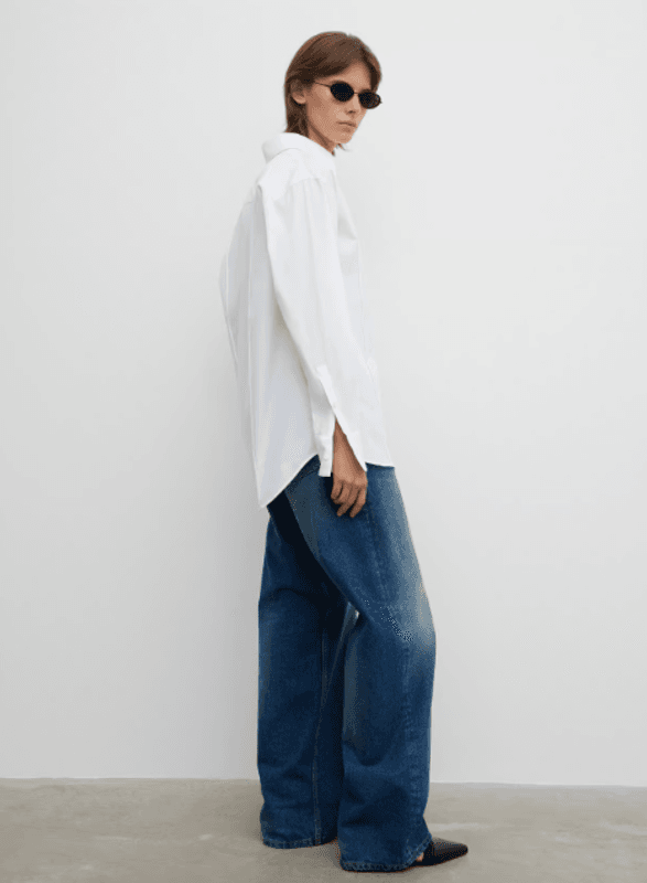Poplin shirt white/ Dagmar