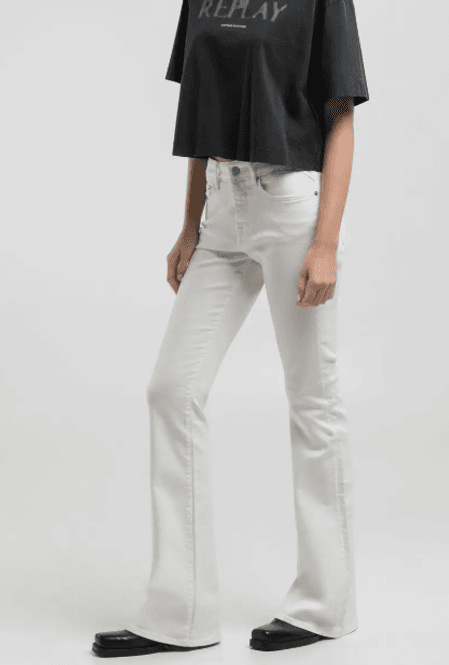 Hovedbilde JOELLA FLARED JEANS White/ Replay