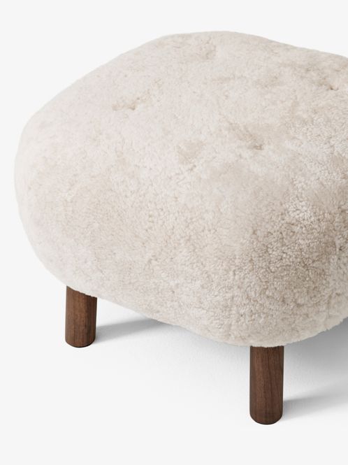 Hovedbilde Little Petra Pouf  ATD1 Sheepskin Oiled Walnut ...