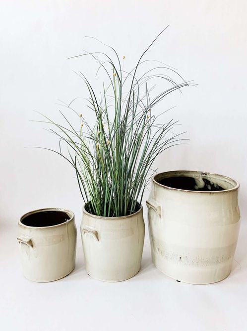 Hovedbilde Keramikk krukke M 16,5×16,5 cm creme/ Trend