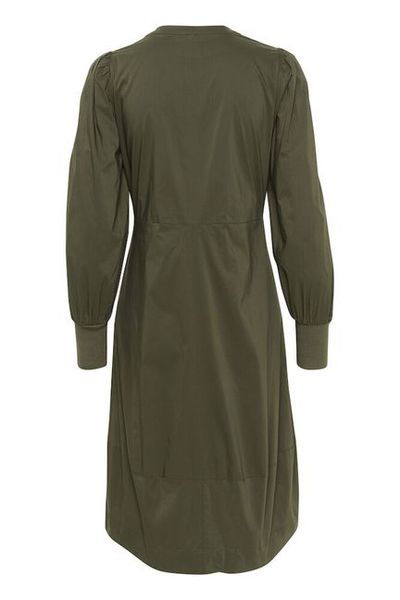 Hovedbilde CUantoinett Rib Dress Burnt Olive - Green  - Red/ ...