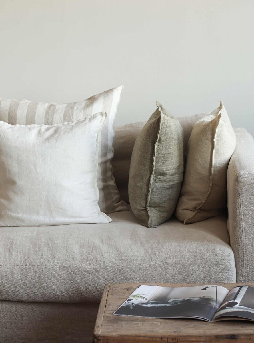 Marion cushion cover - 50x50 Dune/ Tell Me More