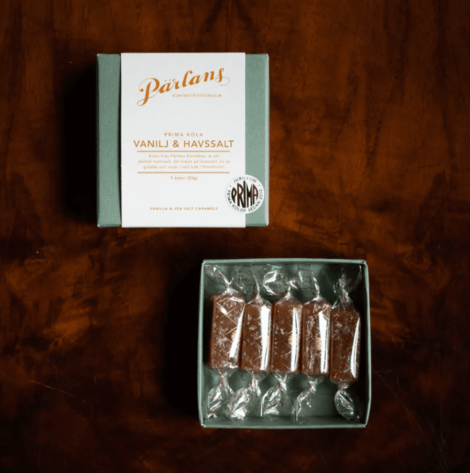 Hovedbilde caramels VANILLA & SEA SALT 5 pieces/ Pärlans