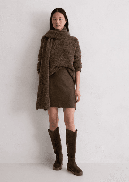 Hovedbilde Mini skirt shaded brown/ Marc O`Polo