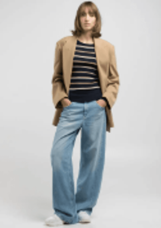 NARJA BAGGY-FIT JEANS MEDIUM BLUE/ Replay