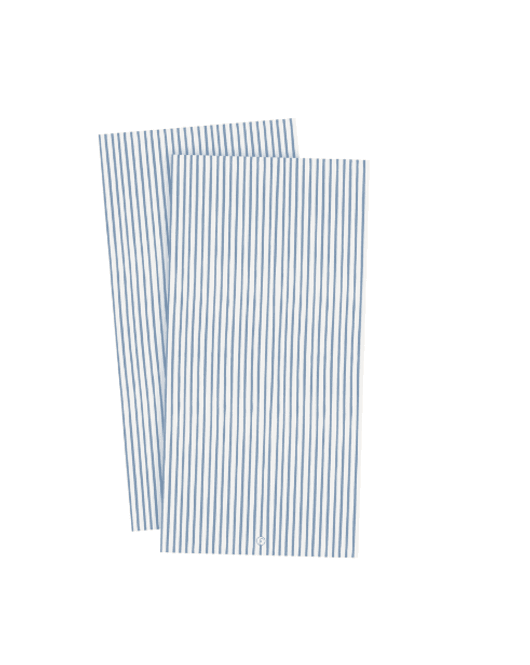 Hovedbilde Serviett 10x20 cm, stripete lys blå/hvit/ Ernst
