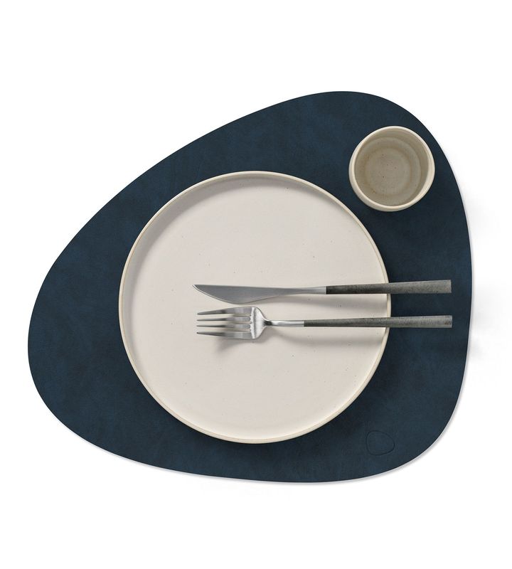 Dinner Mat Curve Midnight Blue/ Lind Dna