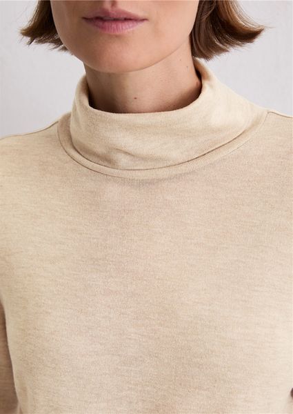 Hovedbilde High neck long sleeve chalky mauve melange/ Marc ...