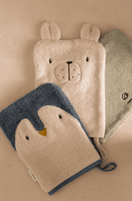 Hovedbilde Sylvester Washcloth 3 pack Arctic Sea / Ocean ...
