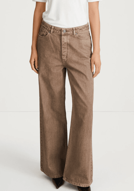 Hovedbilde KAYNE WIDE-LEG DENIM BROWN/ Stylein