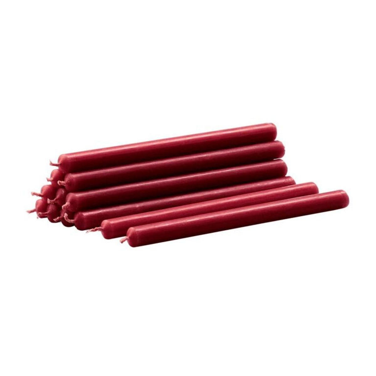 STOFF NAGEL Stearinlys bordeaux 12pk. stoff Nagel