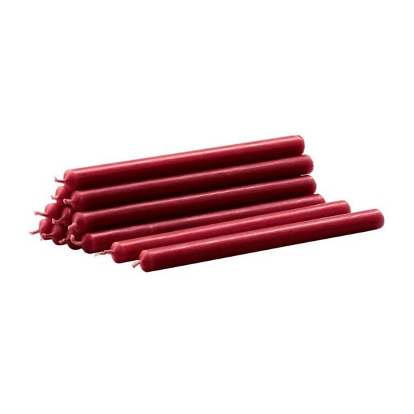 Hovedbilde STOFF NAGEL Stearinlys bordeaux 12pk. stoff Nagel