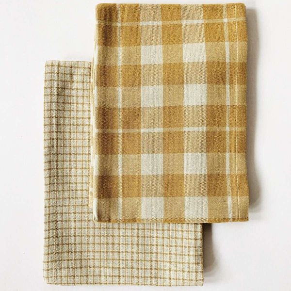 Hovedbilde Kjøkkenhåndkle 45X45cm s/2 sennep.Trend Design