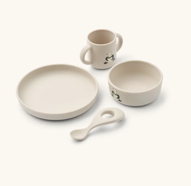 Hovedbilde Liewood Vivi Printed Tableware Set - Panda / ...