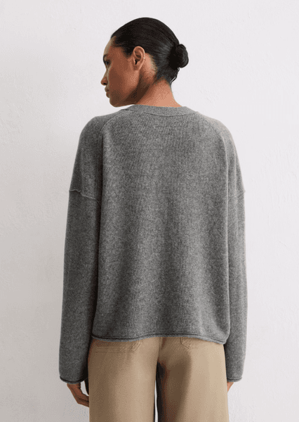 Hovedbilde Cardigan oversized warm granite melange/ Marc ...