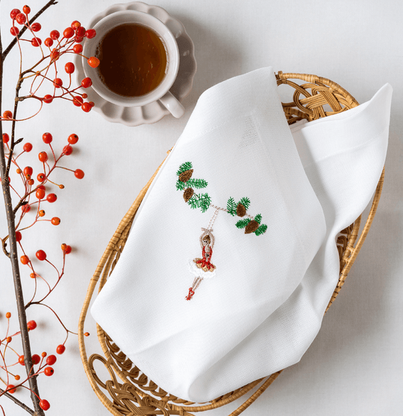 Hovedbilde Juleserviet med Ballerina/ Langkilde&søn