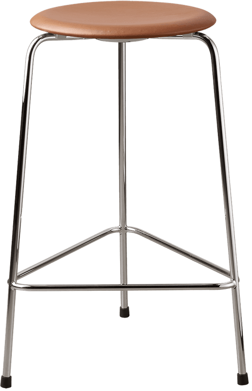 High Dot™ Walnut leather & Chomed steel/ Fritz Hansen