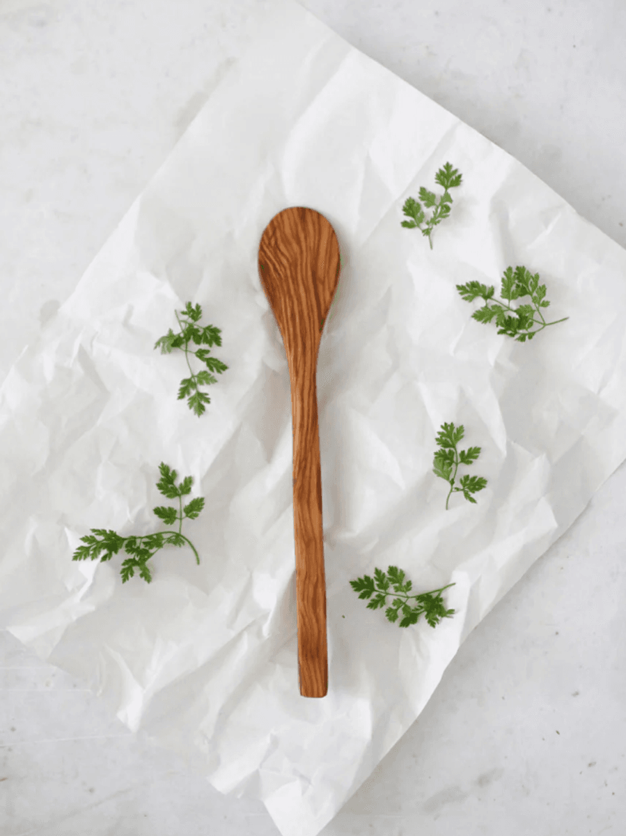 Spoon in olive wood/ Made by Mama