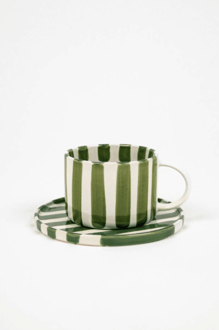 Hovedbilde Olsson & Jensen Monica kopp med fat - grön