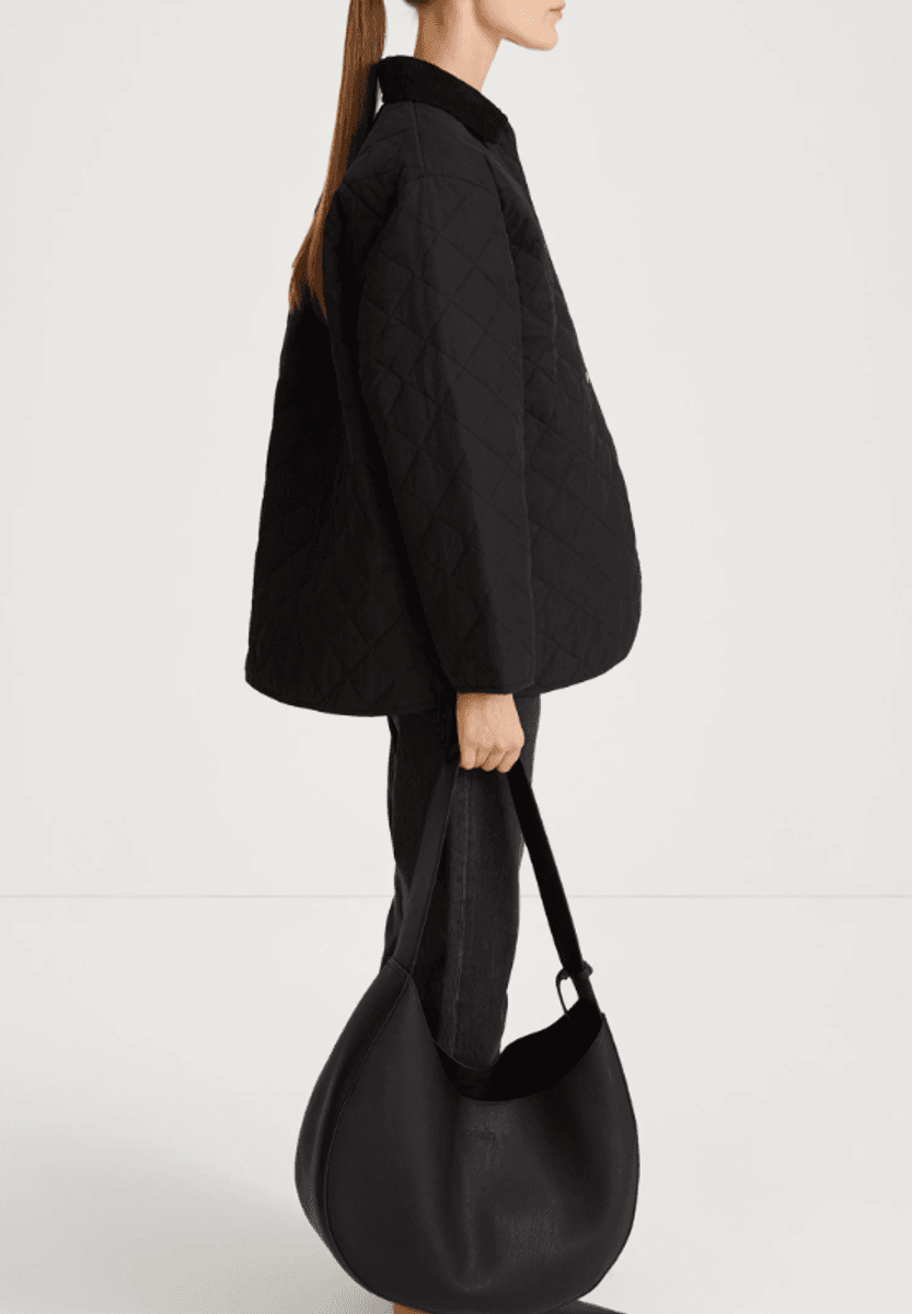 SABRIA QUILTED JACKET - BLACK/ Stylein