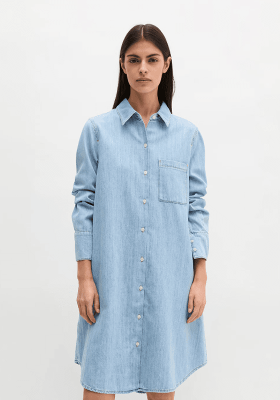 Marc O`Polo A-shape denim dress - Light Blue