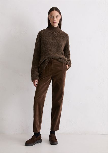 Hovedbilde Bouclé sweater brown melange/ Marc O`polo
