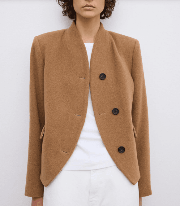 Hovedbilde Short Curved Jacket Caramel/ Dagmar
