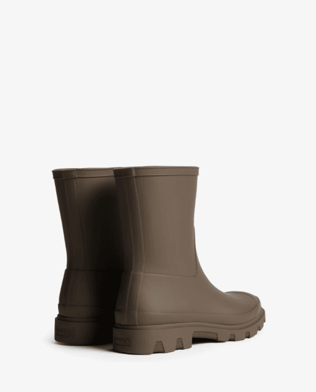 Hunter Unisex Downpour Short Boot - Brown