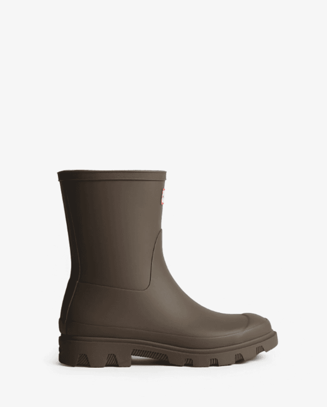 Hunter Unisex Downpour Short Boot - Brown