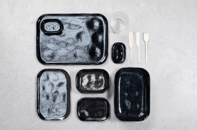 Hovedbilde Plate Rectangular N°2 L Dark Bleu/ Serax