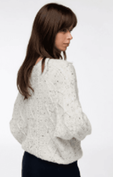 Hovedbilde Birgitte genser Snøugle/ Woodling