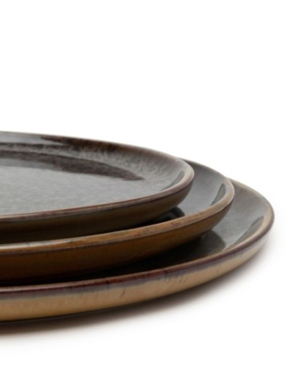 Plate M Indi Grey Surface/ Serax