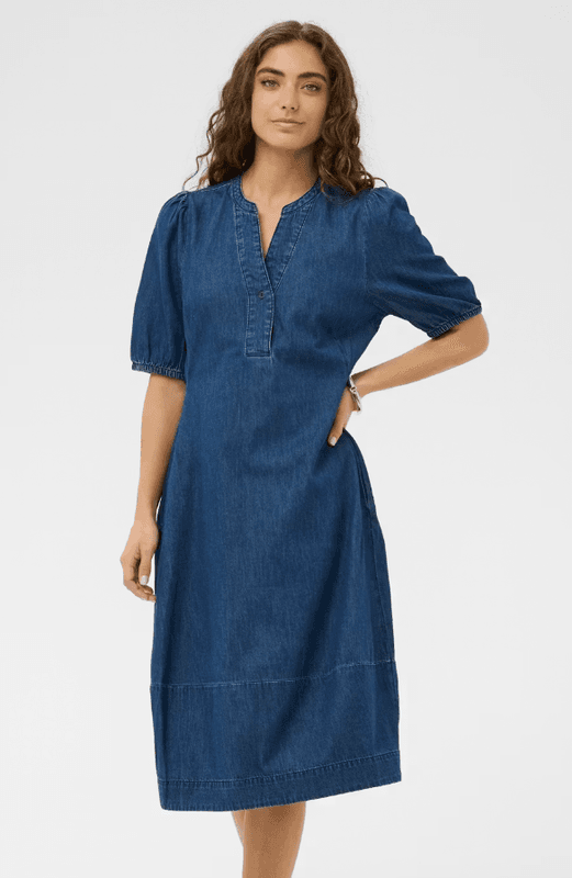 Culture CUmona Arpa Dress - Dark Blue