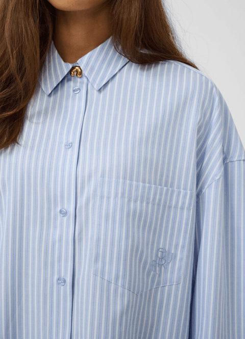 Hovedbilde Culture CUmanga Oversize Shirt - Blue/White ...