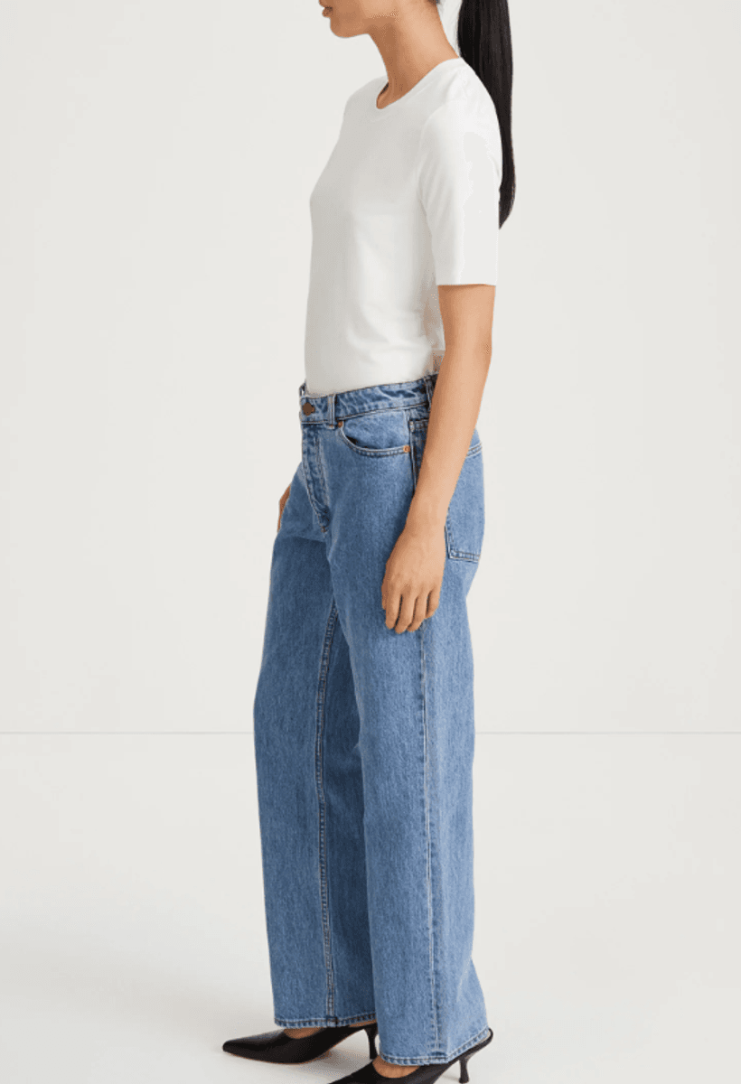 KIM LOOSE FIT DENIM VINTAGE BLUE/ Stylein