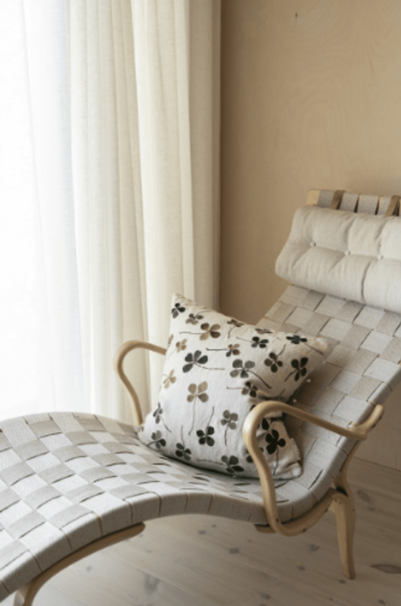 CLOVER EMBROIDERED CUSHION COVER/ Fine Little Day