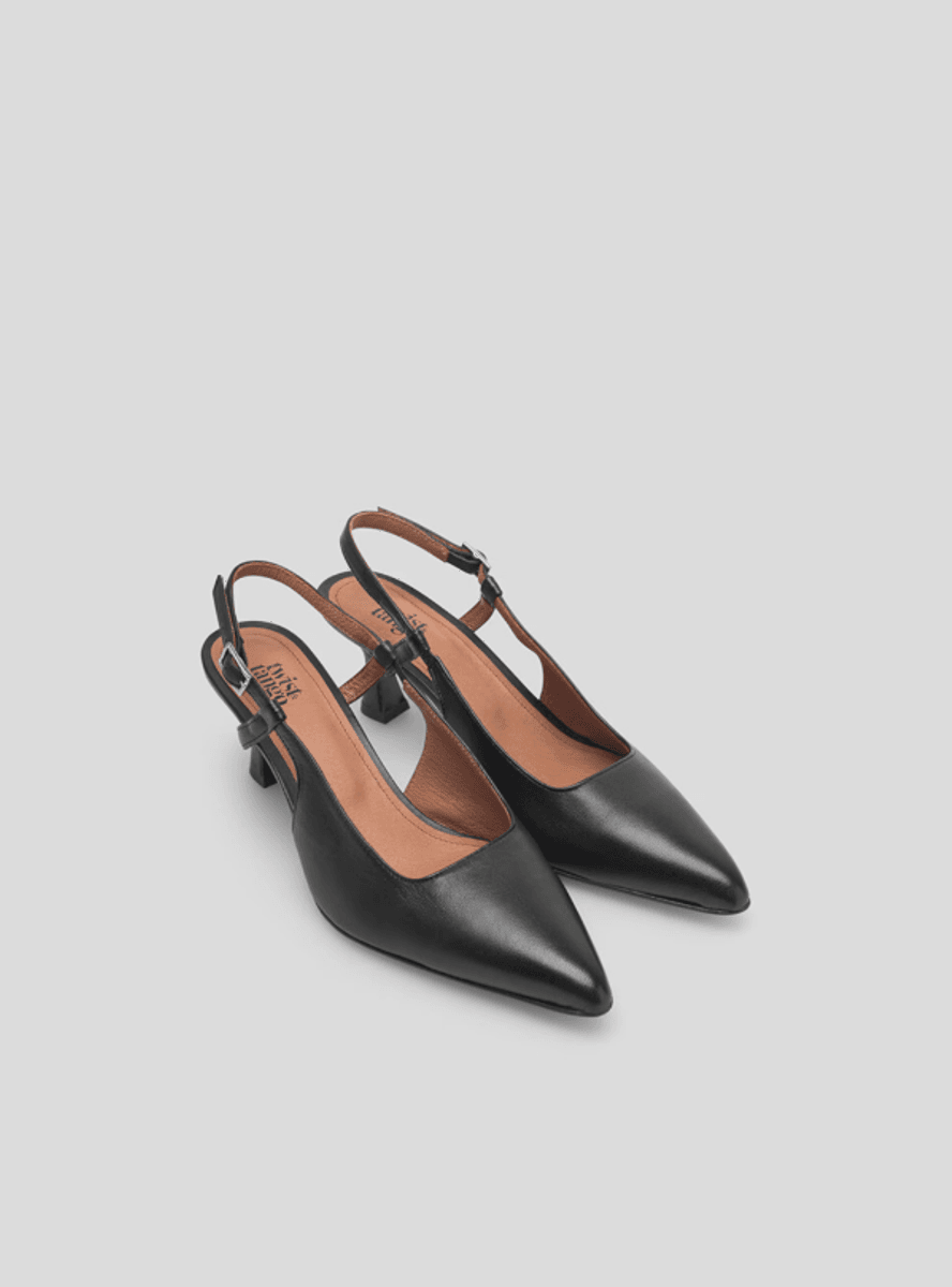 New York Slingback Heels Black/ Twist&Tango