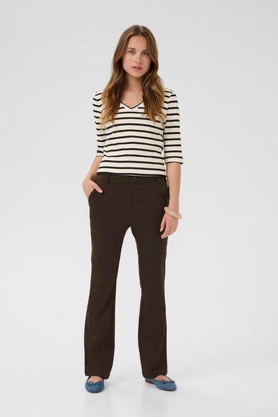 Hovedbilde CUbengtha Long Flare Pants Demitasse - Brown/ ...