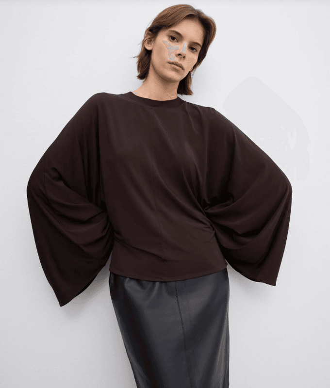 Jersey kimono top/ Dagmar