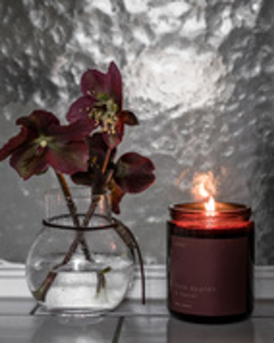 Doftljus glas Röda äpplen/kanel d9/ Ernst