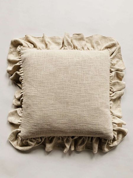 Hovedbilde Putetrekk m kappe 50×50 cm creme/ Trend