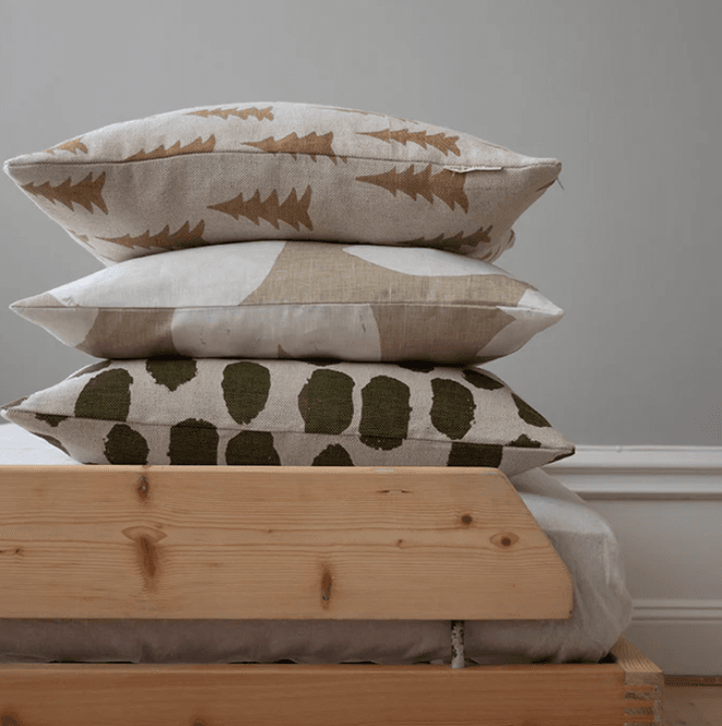 Hovedbilde GRAN CUSHION COVER, MUSTARD 50x50 cm/ Fine Little ...