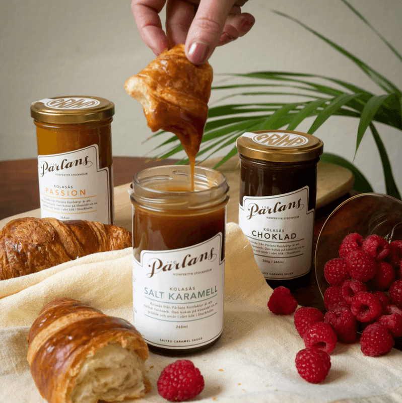 caramel sauce SALTED CARAMEL jar/ Pärlans