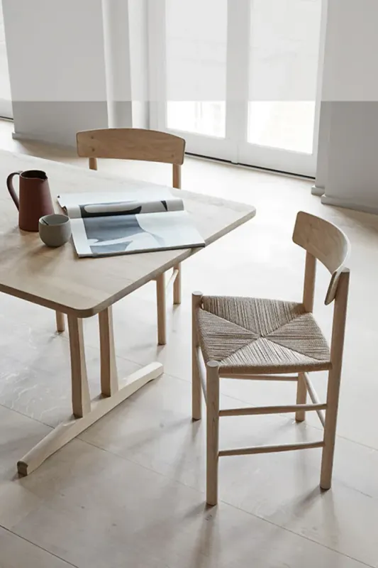 Spisestuestol - J39 Folkestolen Oljet Eik  Fredericia