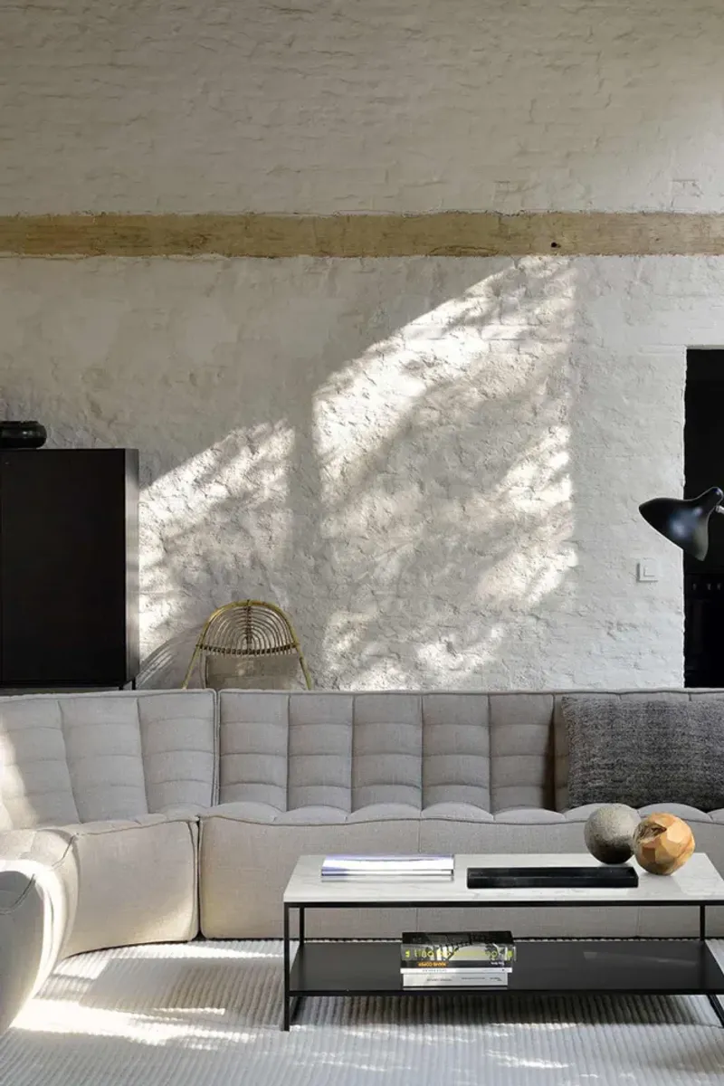 N701 modulsofa hjørne Ecru Ethnicraft