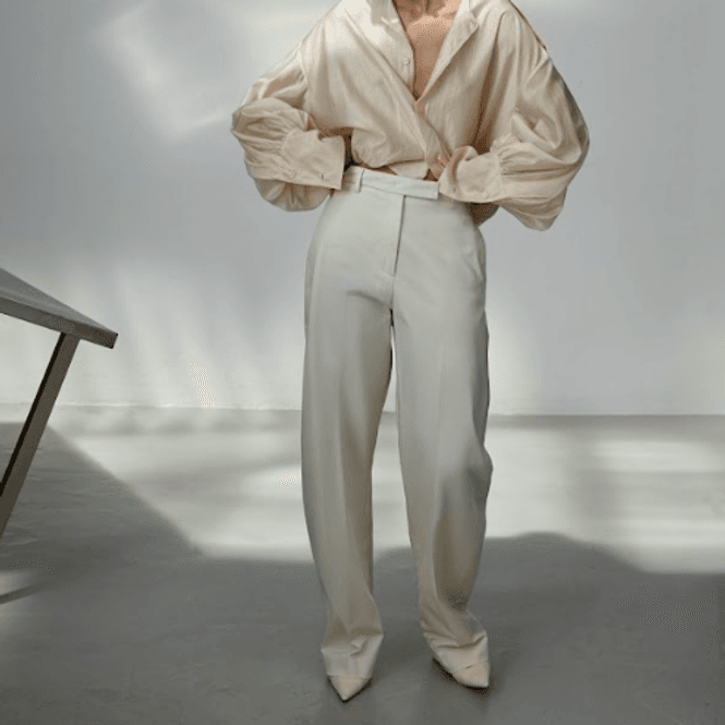 Hovedbilde The Latest DINA GABARDINA - CREAM WHITE