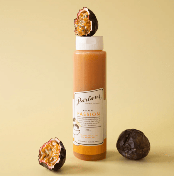 Hovedbilde caramel sauce PASSIONFRUIT squeeze/ Pärlans