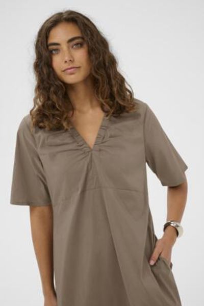 Hovedbilde Culture CUBERRI ANTOINETT SS DRESS - Brown