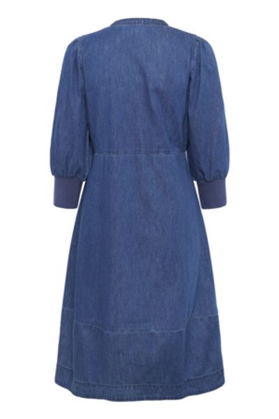 Hovedbilde Culture CUALLURA ARPA 3/4 SLEEVE DRESS - Blue 