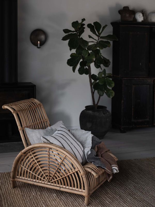 Melvin cushion cover - 50x50 Taupe stripe/ Tell Me More